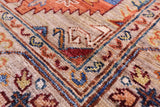 Turkmen Ersari Hand Knotted Wool Runner Rug - 2' 8" X 10' 1" - Golden Nile