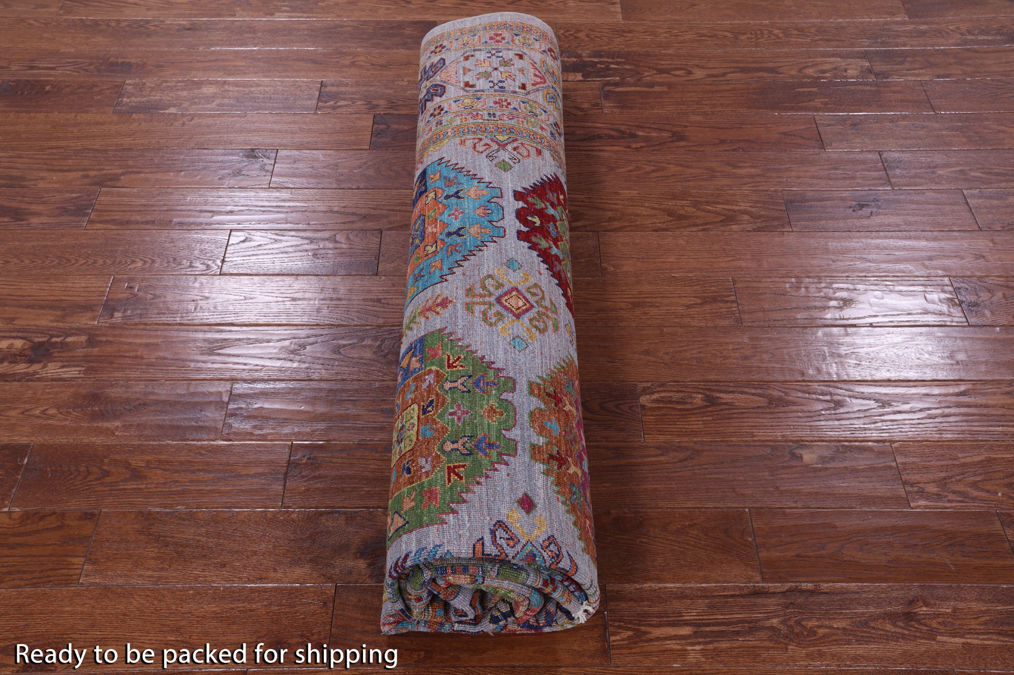Turkmen Ersari Hand Knotted Wool Rug - 8' 10" X 11' 11" - Golden Nile
