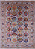 Turkmen Ersari Hand Knotted Wool Rug - 8' 10" X 11' 11" - Golden Nile