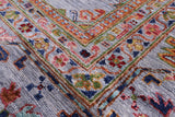 Turkmen Ersari Hand Knotted Wool Rug - 8' 10" X 11' 11" - Golden Nile