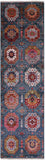 Green Turkmen Ersari Handmade Wool Runner Rug - 2' 11" X 10' 7" - Golden Nile