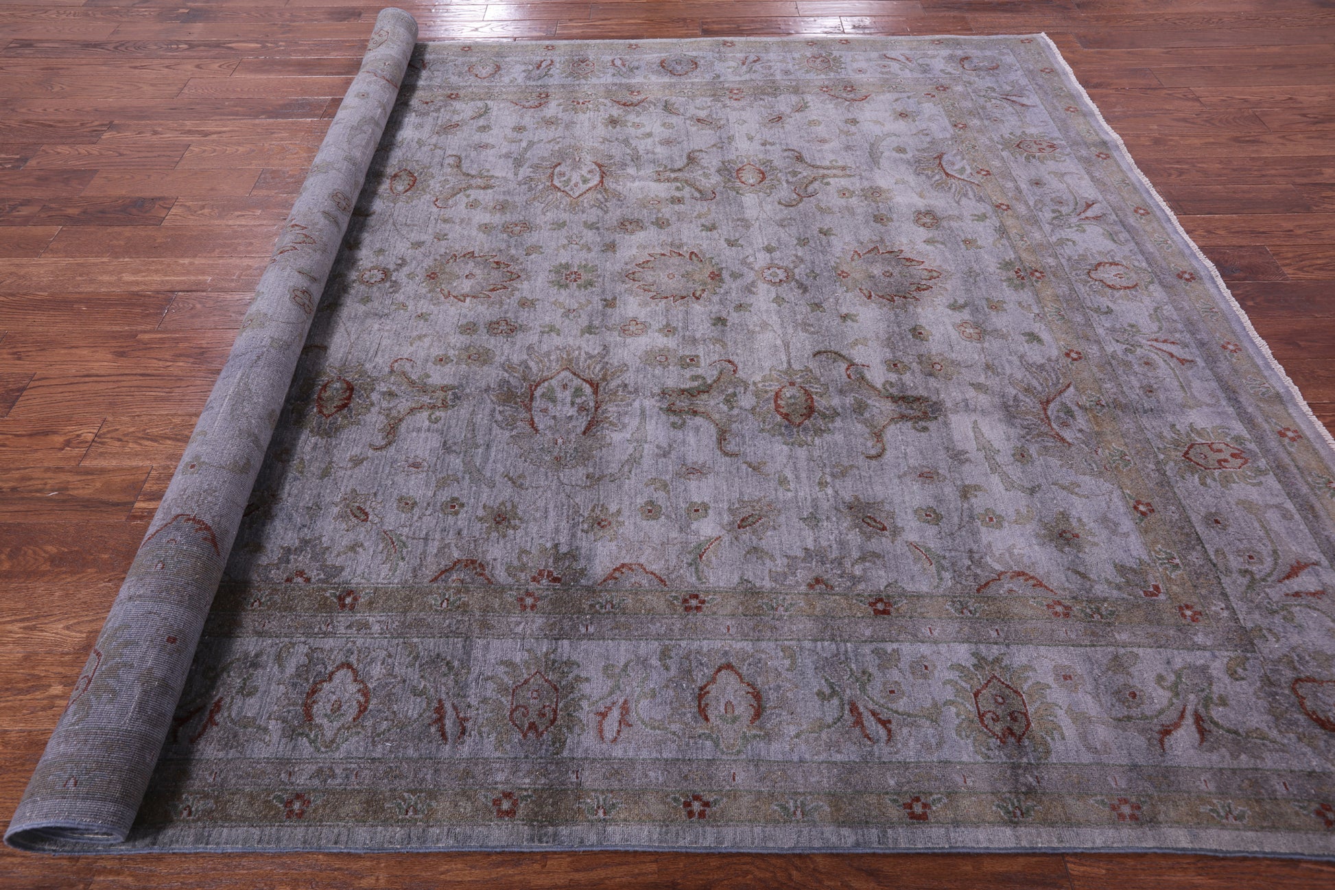 Persian Tabriz Hand Knotted Wool Rug - 8' 1" X 9' 8" - Golden Nile