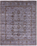 Persian Tabriz Hand Knotted Wool Rug - 8' 1" X 9' 8" - Golden Nile