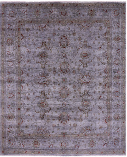 Persian Tabriz Hand Knotted Wool Rug - 8' 1" X 9' 8" - Golden Nile