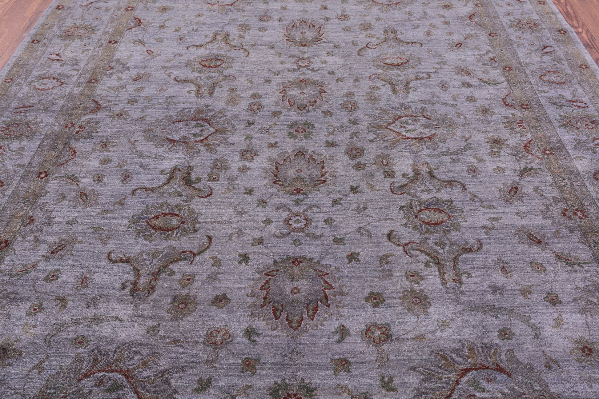 Persian Tabriz Hand Knotted Wool Rug - 8' 1" X 9' 8" - Golden Nile