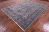 Persian Tabriz Hand Knotted Wool Rug - 8' 1" X 9' 8" - Golden Nile