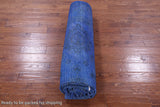 Blue Persian Tabriz Hand Knotted Wool Rug - 9' 1" X 11' 9" - Golden Nile