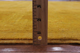 Gold Persian Tabriz Hand Knotted Wool Rug - 9' 10" X 13' 9" - Golden Nile
