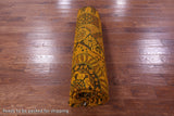 Gold Geometric Persian Mamluk Hand Knotted Wool Rug - 8' 2" X 9' 9" - Golden Nile