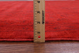 Red Persian Tabriz Hand Knotted Wool Rug - 8' 1" X 10' 3" - Golden Nile