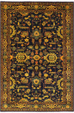 Heriz Serapi Hand Knotted Wool Rug - 6' 7" X 9' 6" - Golden Nile