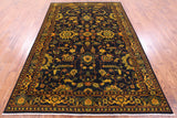 Heriz Serapi Hand Knotted Wool Rug - 6' 7" X 9' 6" - Golden Nile