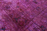 Purple Persian Tabriz Hand Knotted Wool Rug - 5' 7" X 8' 3" - Golden Nile
