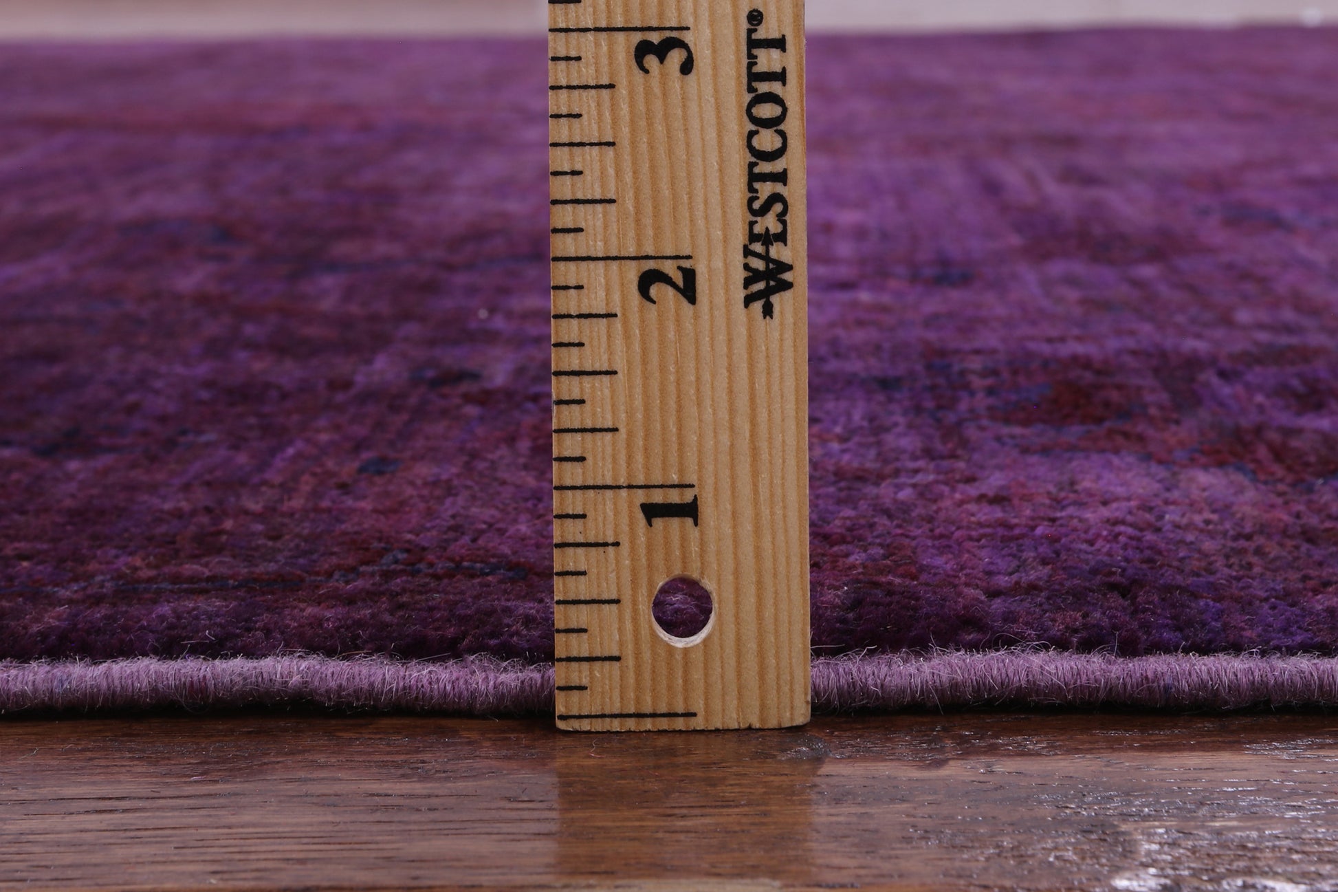 Purple Persian Tabriz Hand Knotted Wool Rug - 5' 7" X 8' 3" - Golden Nile