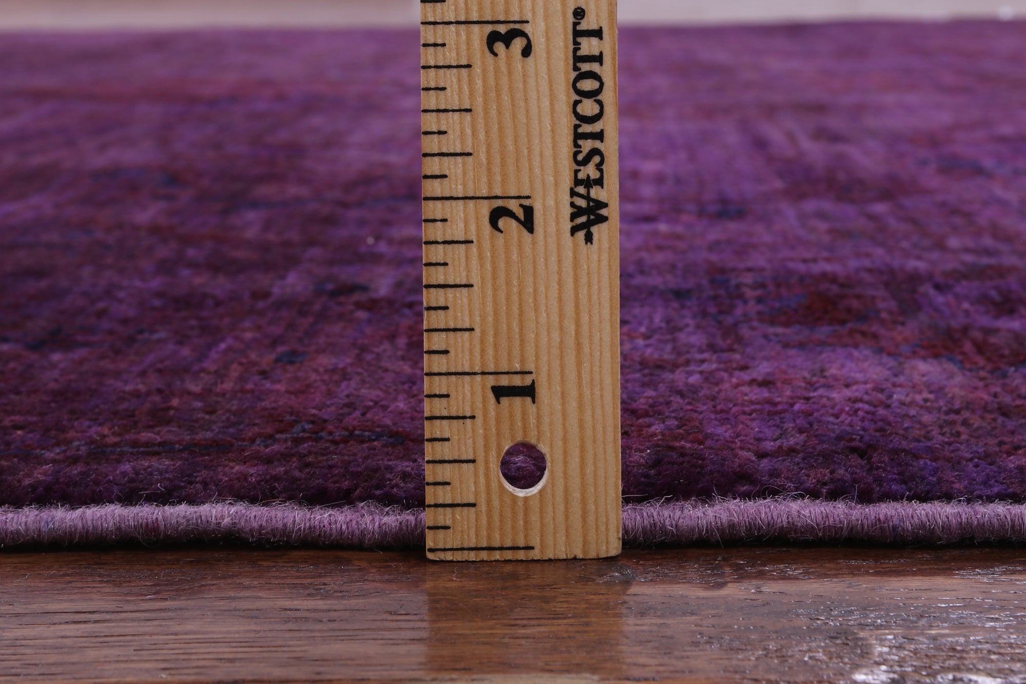 Purple Persian Tabriz Hand Knotted Wool Rug - 5' 7" X 8' 3" - Golden Nile