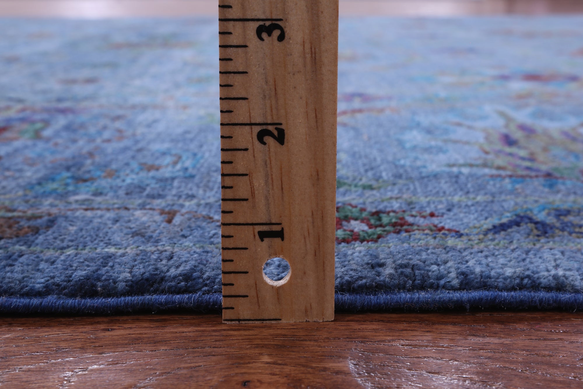 Blue Persian Tabriz Handmade Wool Rug - 5' 5" X 7' 11" - Golden Nile