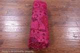 Pink Persian Tabriz Hand Knotted Wool Rug - 5' 10" X 8' 2" - Golden Nile