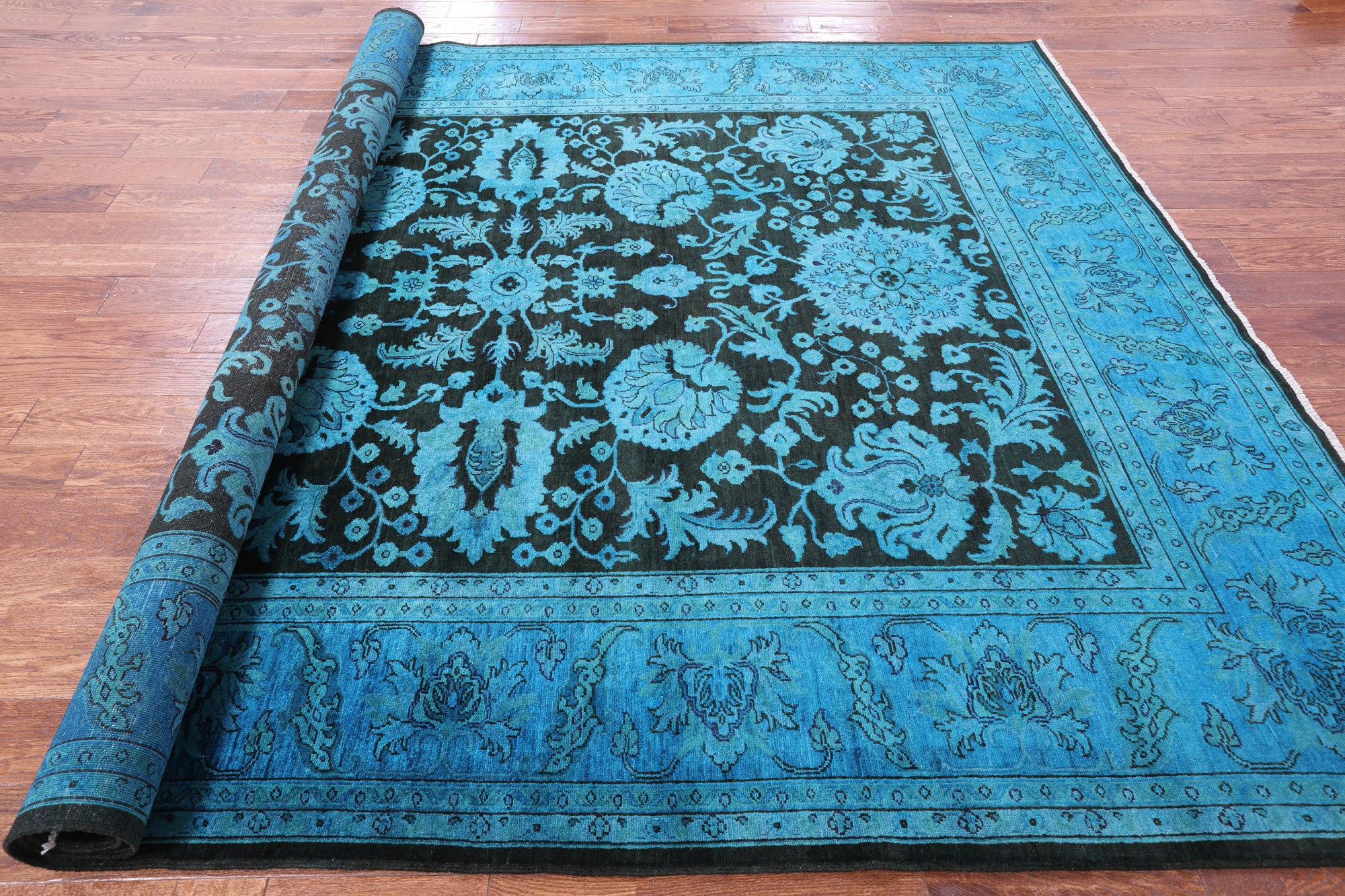 Persian Tabriz Hand Knotted Wool Rug - 8' 2" X 10' 4" - Golden Nile