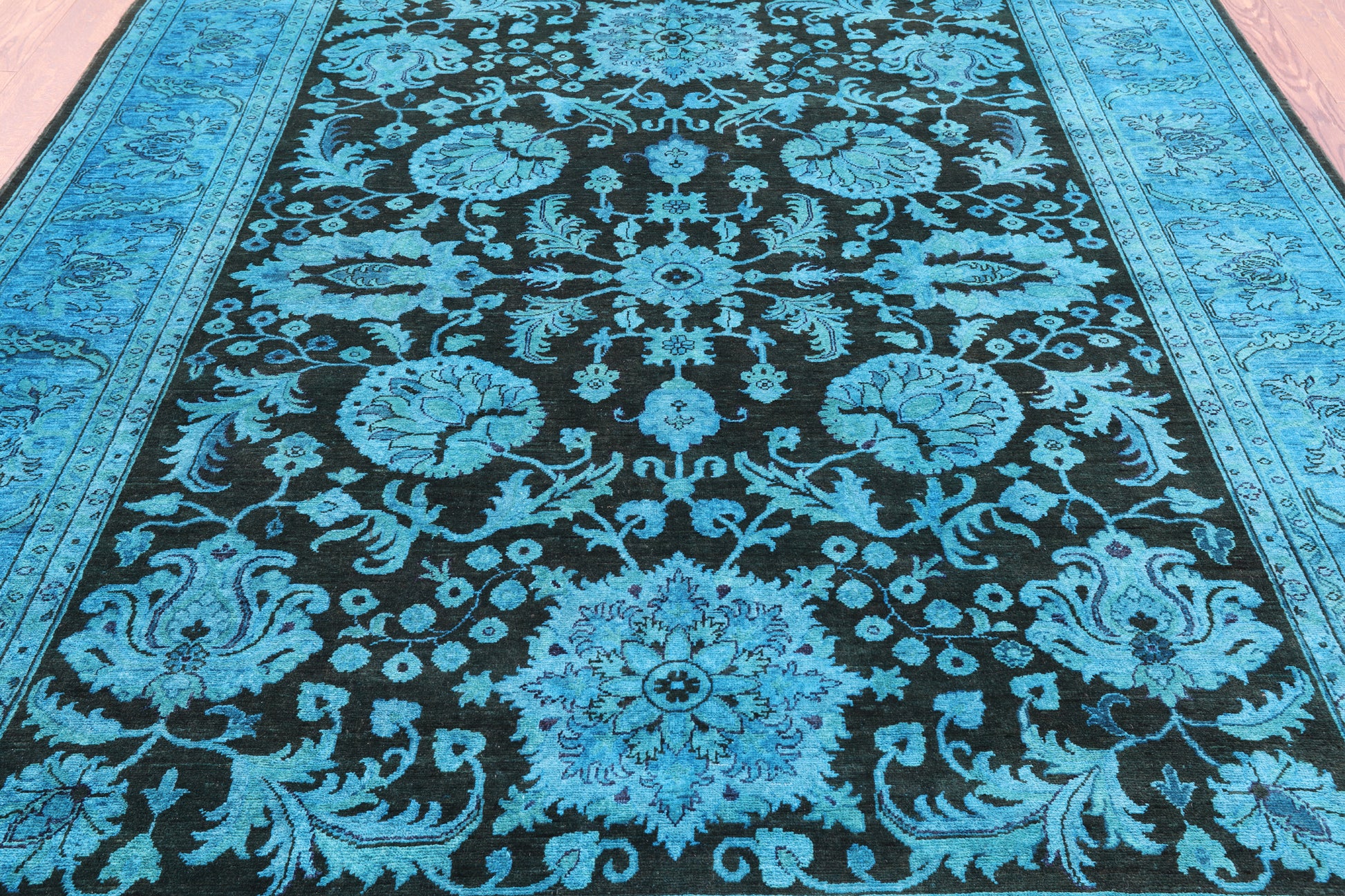 Persian Tabriz Hand Knotted Wool Rug - 8' 2" X 10' 4" - Golden Nile