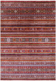 Khorjin Persian Gabbeh Hand Knotted Wool Rug - 7' 0" X 9' 11" - Golden Nile