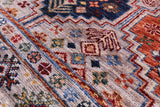 Khorjin Persian Gabbeh Handmade Wool Rug - 5' 9" X 8' 4" - Golden Nile