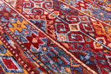 Khorjin Persian Gabbeh Handmade Wool Rug - 5' 8" X 7' 8" - Golden Nile
