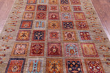 Garden Design Persian Hand Knotted Wool Rug - 5' 1" X 6' 10" - Golden Nile