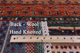 Tribal Persian Gabbeh Hand Knotted Wool Rug - 4' 3" X 6' 1" - Golden Nile