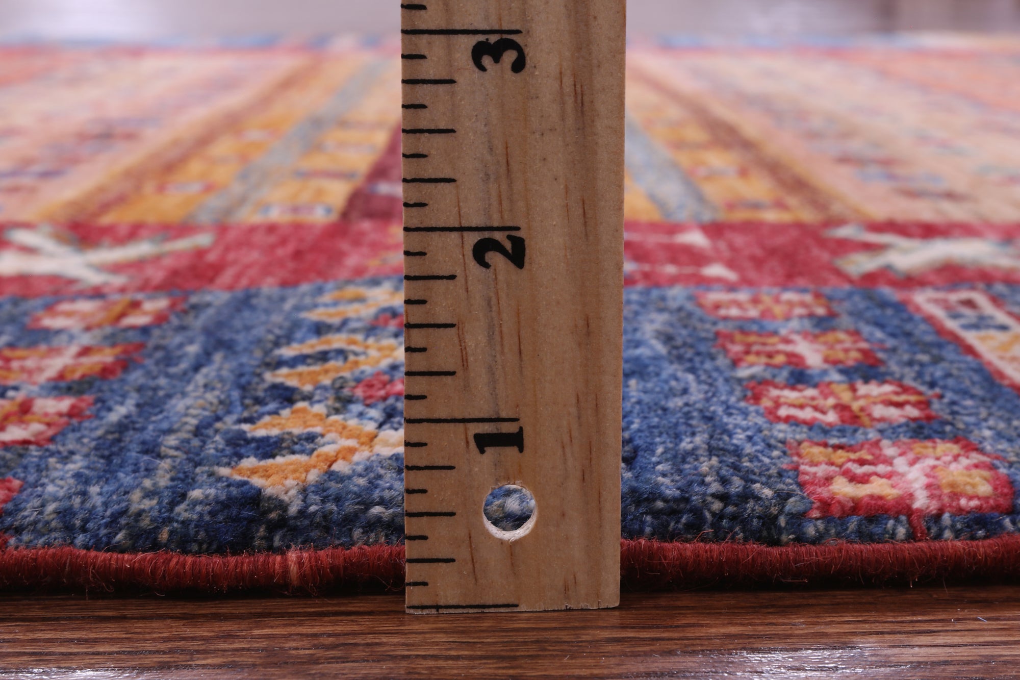 Tribal Persian Gabbeh Hand Knotted Wool Rug - 4' 3" X 6' 1" - Golden Nile