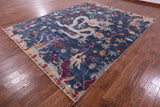 Dragon Design Handmade Wool Rug - 8' 10" X 11' 6" - Golden Nile