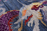 Dragon Design Handmade Wool Rug - 8' 10" X 11' 6" - Golden Nile