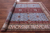 Persian Fine Serapi Handmade Wool Rug - 9' 1" X 11' 10" - Golden Nile
