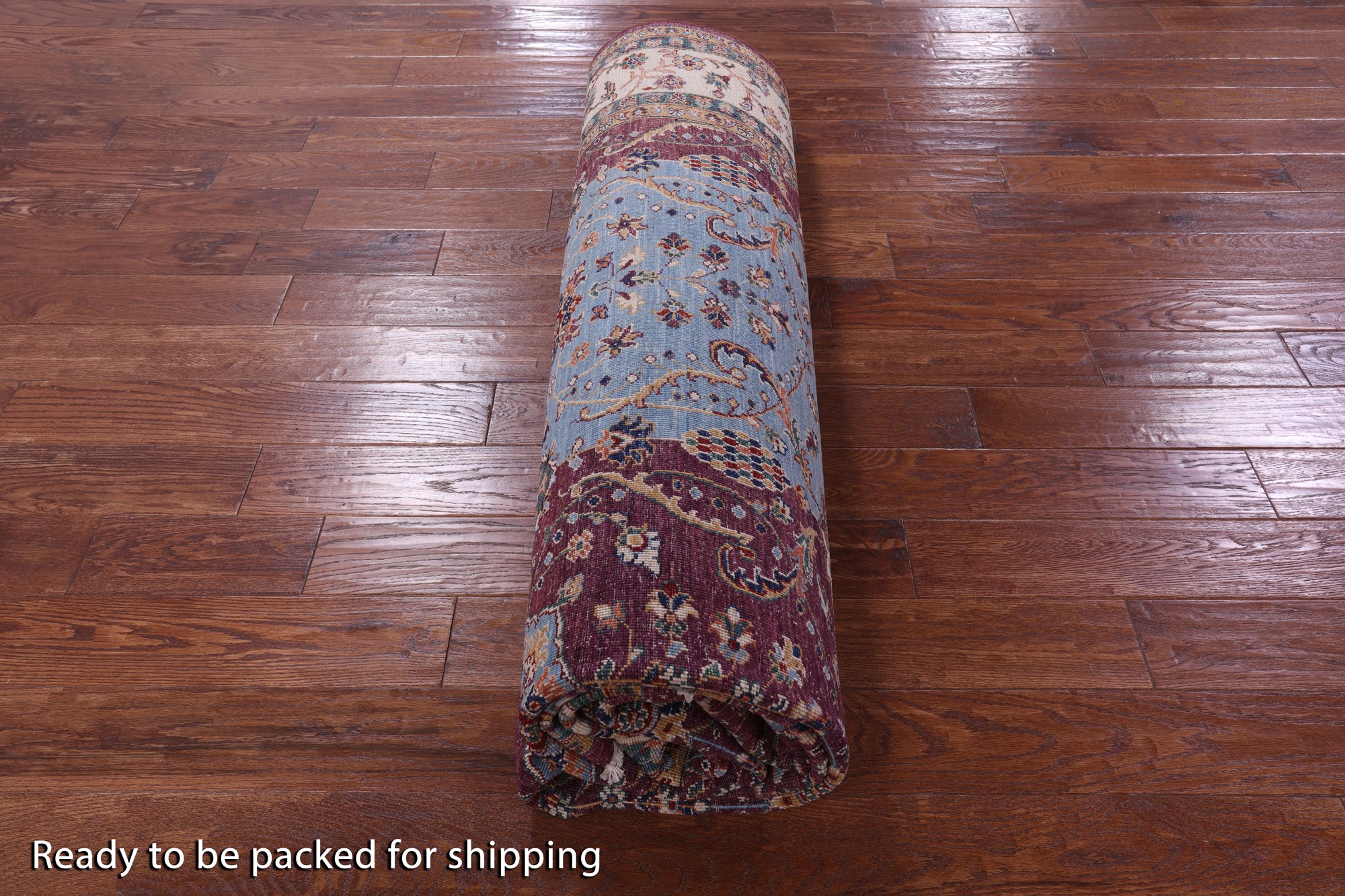 Persian Fine Serapi Handmade Wool Rug - 9' 1" X 11' 10" - Golden Nile