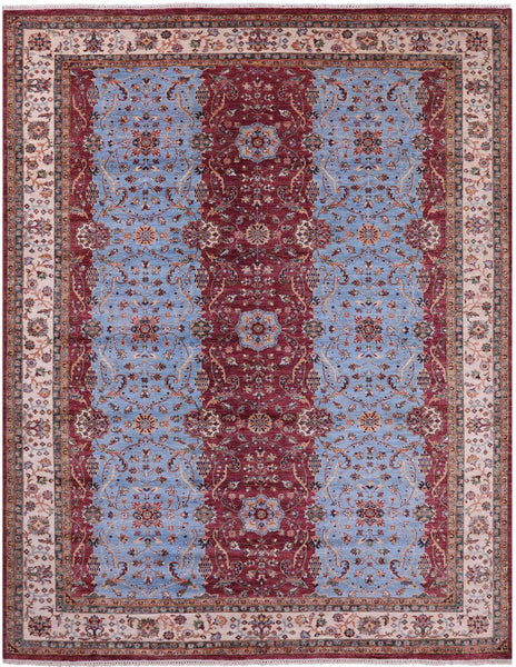 Persian Fine Serapi Handmade Wool Rug - 9' 1" X 11' 10" - Golden Nile