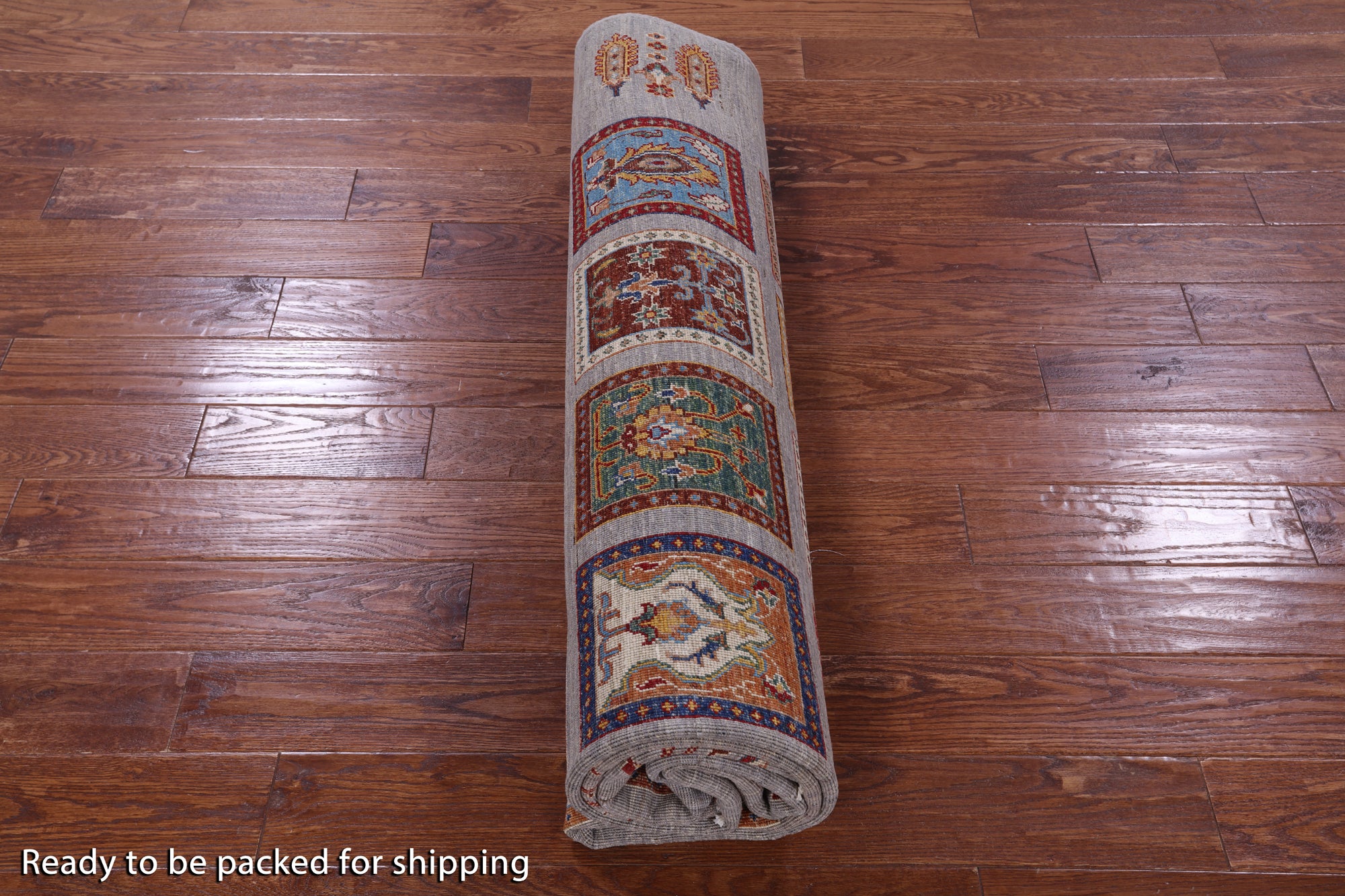 Grey Garden Design Persian Hand Knotted Wool Rug - 8' 2" X 10' 3" - Golden Nile