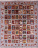 Grey Garden Design Persian Hand Knotted Wool Rug - 8' 2" X 10' 3" - Golden Nile