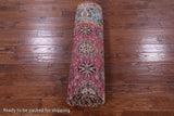 Pink Persian Tabriz Handmade Wool Rug - 8' 3" X 11' 4" - Golden Nile