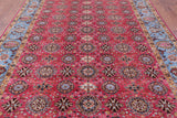 Pink Persian Tabriz Handmade Wool Rug - 8' 3" X 11' 4" - Golden Nile