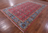 Pink Persian Tabriz Handmade Wool Rug - 8' 3" X 11' 4" - Golden Nile