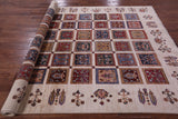 Ivory Garden Design Persian Hand Knotted Wool Rug - 6' 10" X 10' 0" - Golden Nile