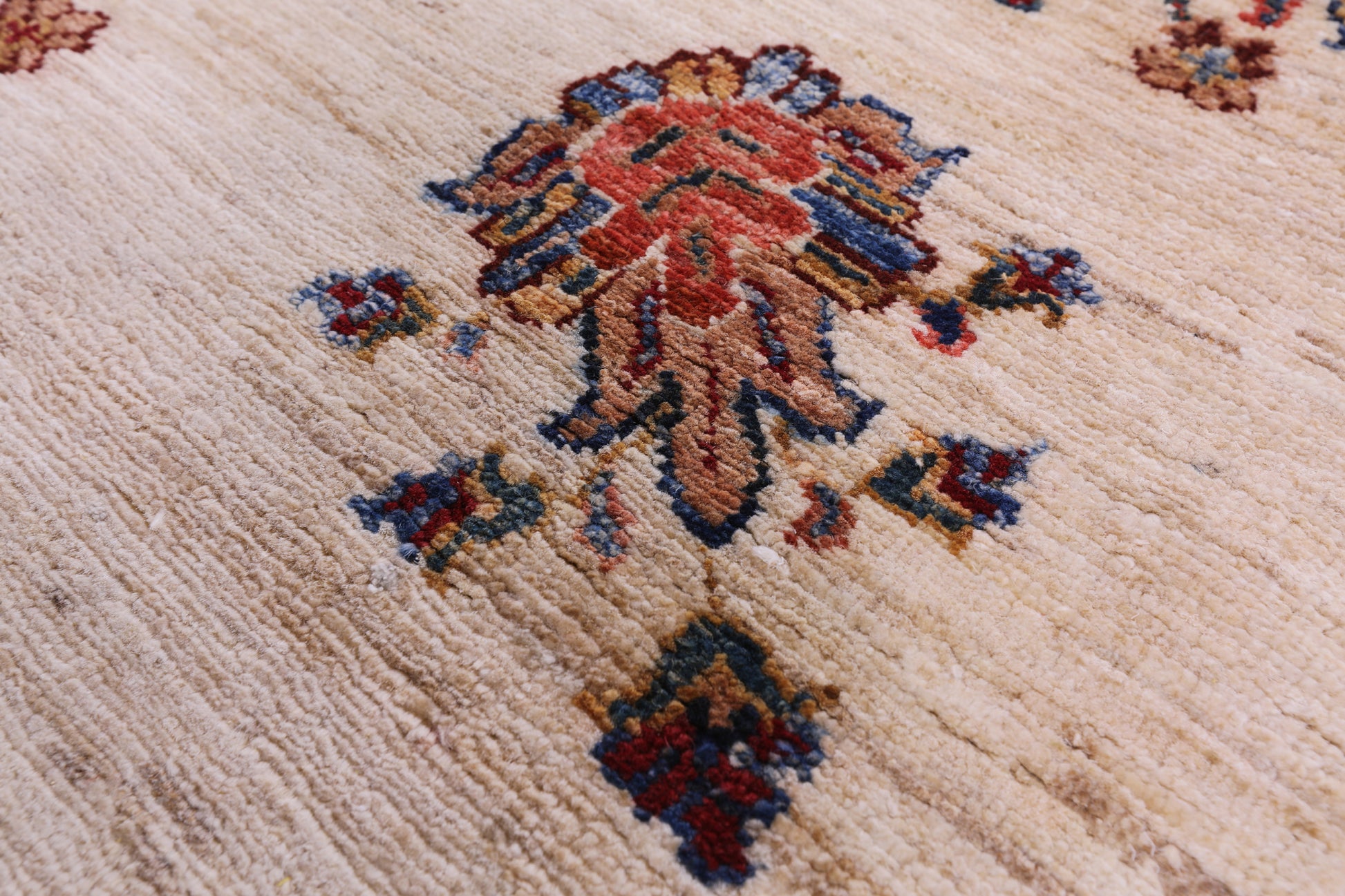 Ivory Garden Design Persian Hand Knotted Wool Rug - 6' 10" X 10' 0" - Golden Nile