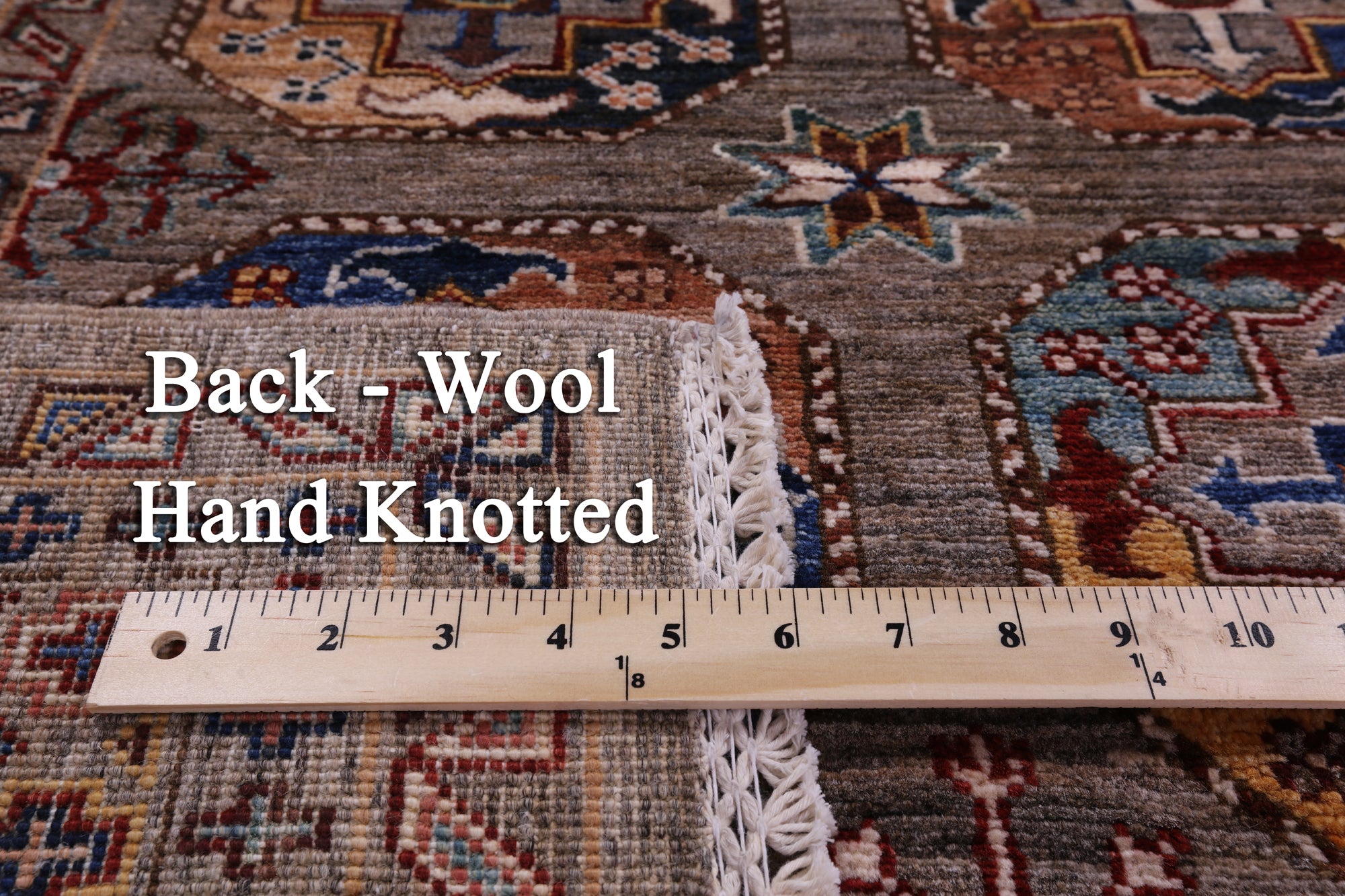 Turkmen Ersari Hand Knotted Wool Rug - 5' 9" X 7' 10" - Golden Nile