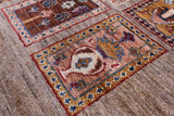 Garden Design Persian Hand Knotted Wool Rug - 5' 8" X 7' 9" - Golden Nile