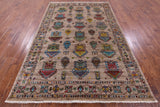Tribal Persian Hand Knotted Wool Rug - 6' 6" X 9' 10" - Golden Nile