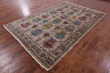 Tribal Persian Hand Knotted Wool Rug - 6' 6" X 9' 10" - Golden Nile