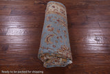 Blue Peshawar Handmade Wool Rug - 5' 7" X 7' 11" - Golden Nile