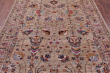 Peshawar Hand Knotted Wool Rug - 5' 10" X 7' 7" - Golden Nile