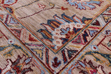 Peshawar Hand Knotted Wool Rug - 5' 10" X 7' 7" - Golden Nile