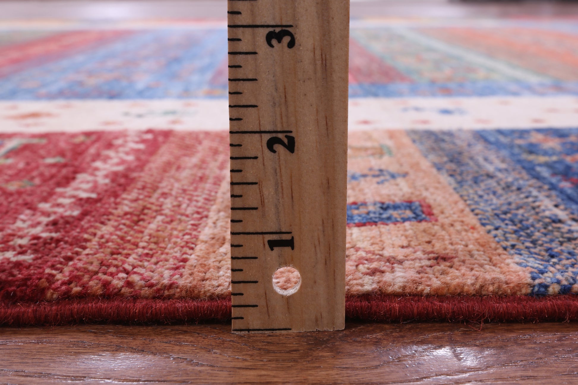 Tribal Persian Gabbeh Hand Knotted Wool Rug - 5' 11" X 8' 1" - Golden Nile