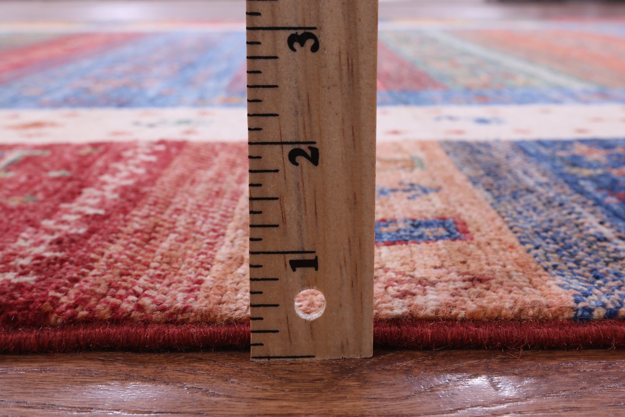 Tribal Persian Gabbeh Hand Knotted Wool Rug - 5' 11" X 8' 1" - Golden Nile